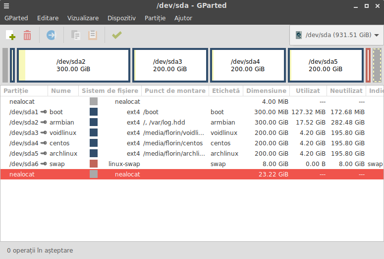 GParted - SSD